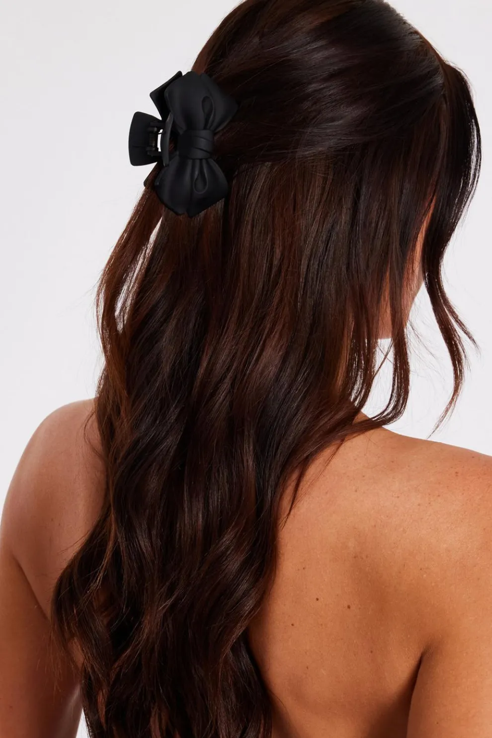 Black Bow Hair Claw