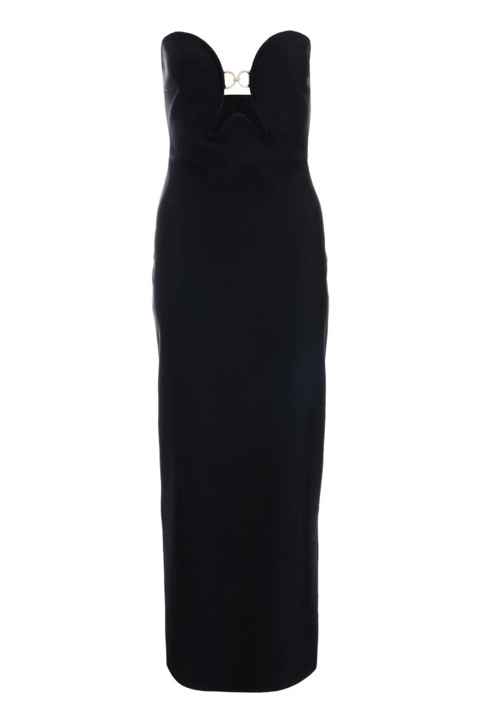 Black Cut Out Midaxi Dress