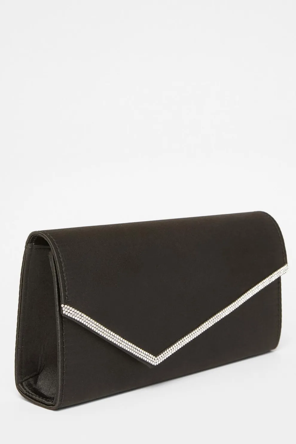 Black Diamante Clutch