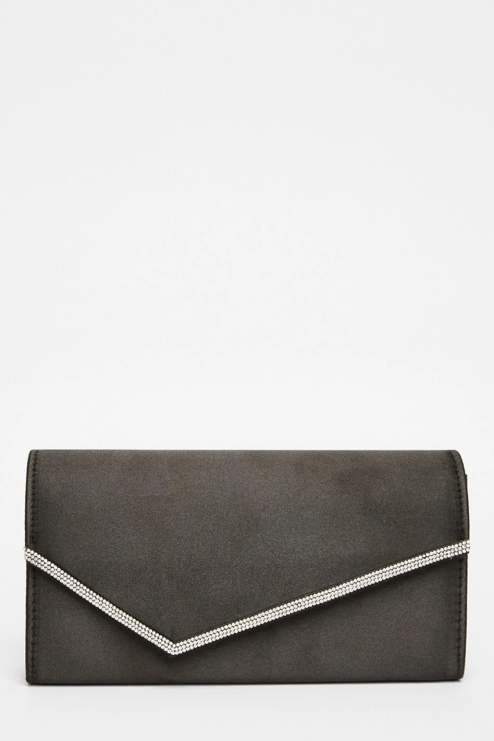 Black Diamante Clutch