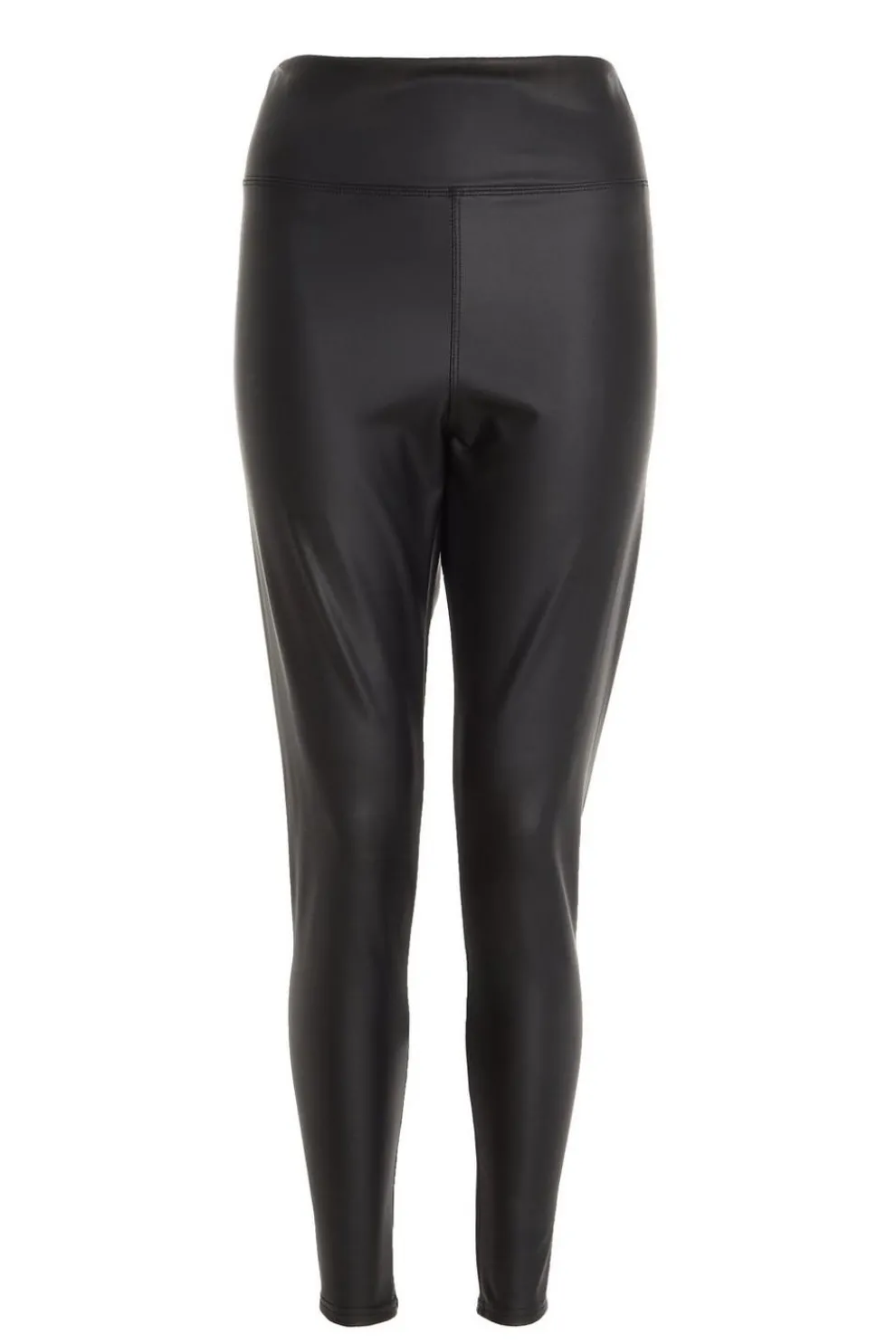 Black Faux Leather Leggings