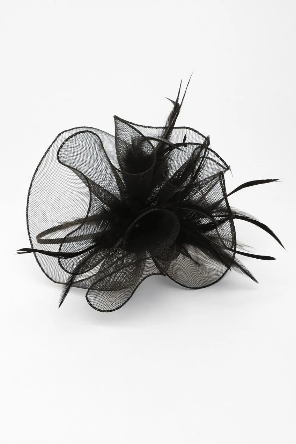 Black Feather Headband Fascinator