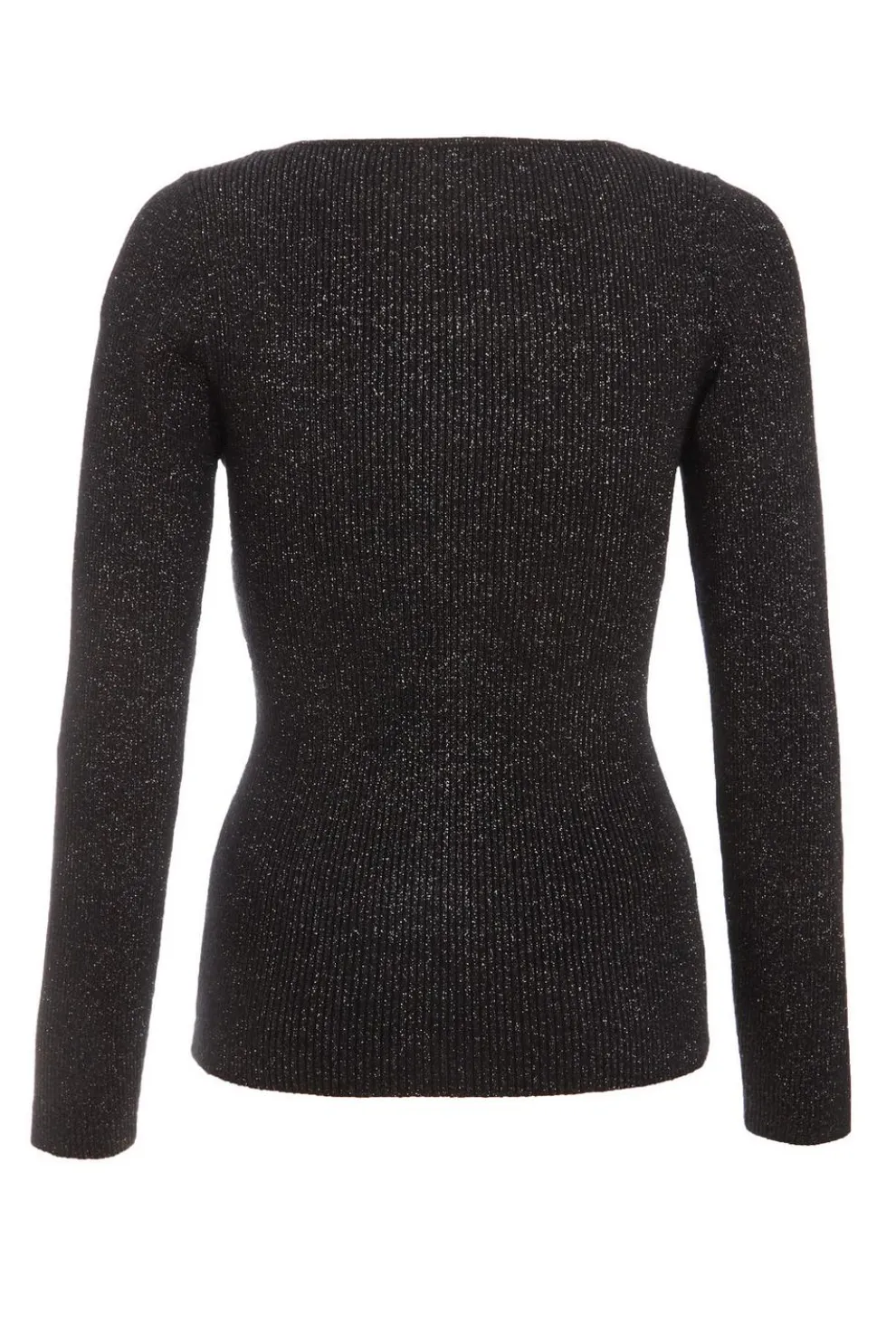 Black Metallic Glitter Jumper