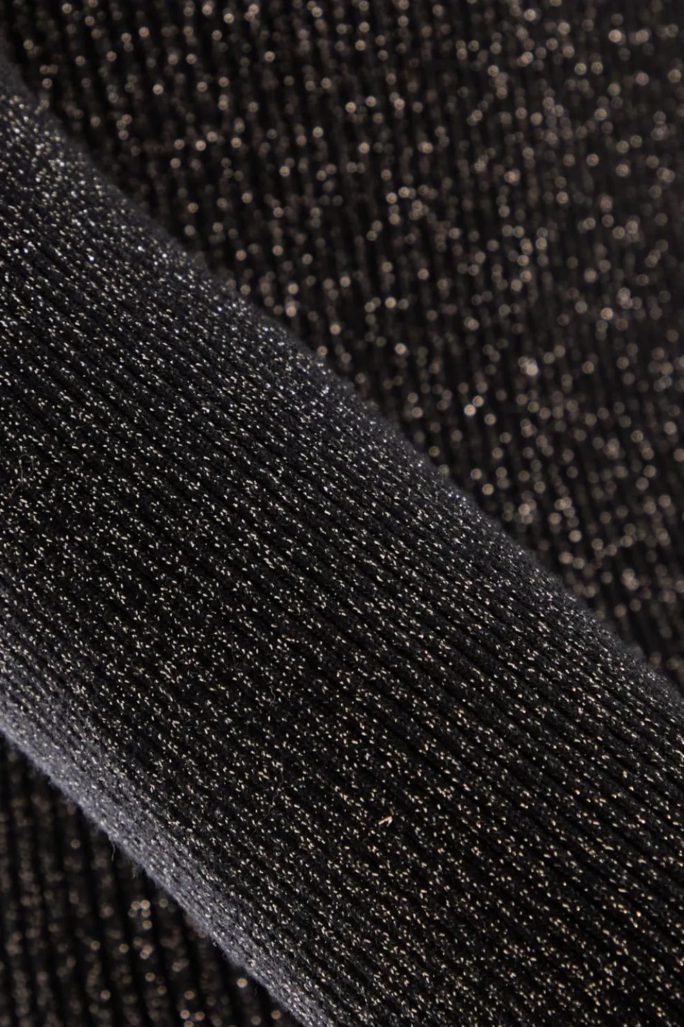 Black Metallic Glitter Jumper