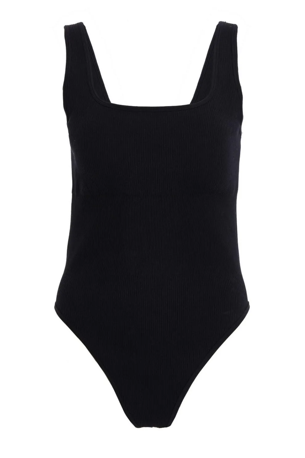 Black Seamless Bodysuit