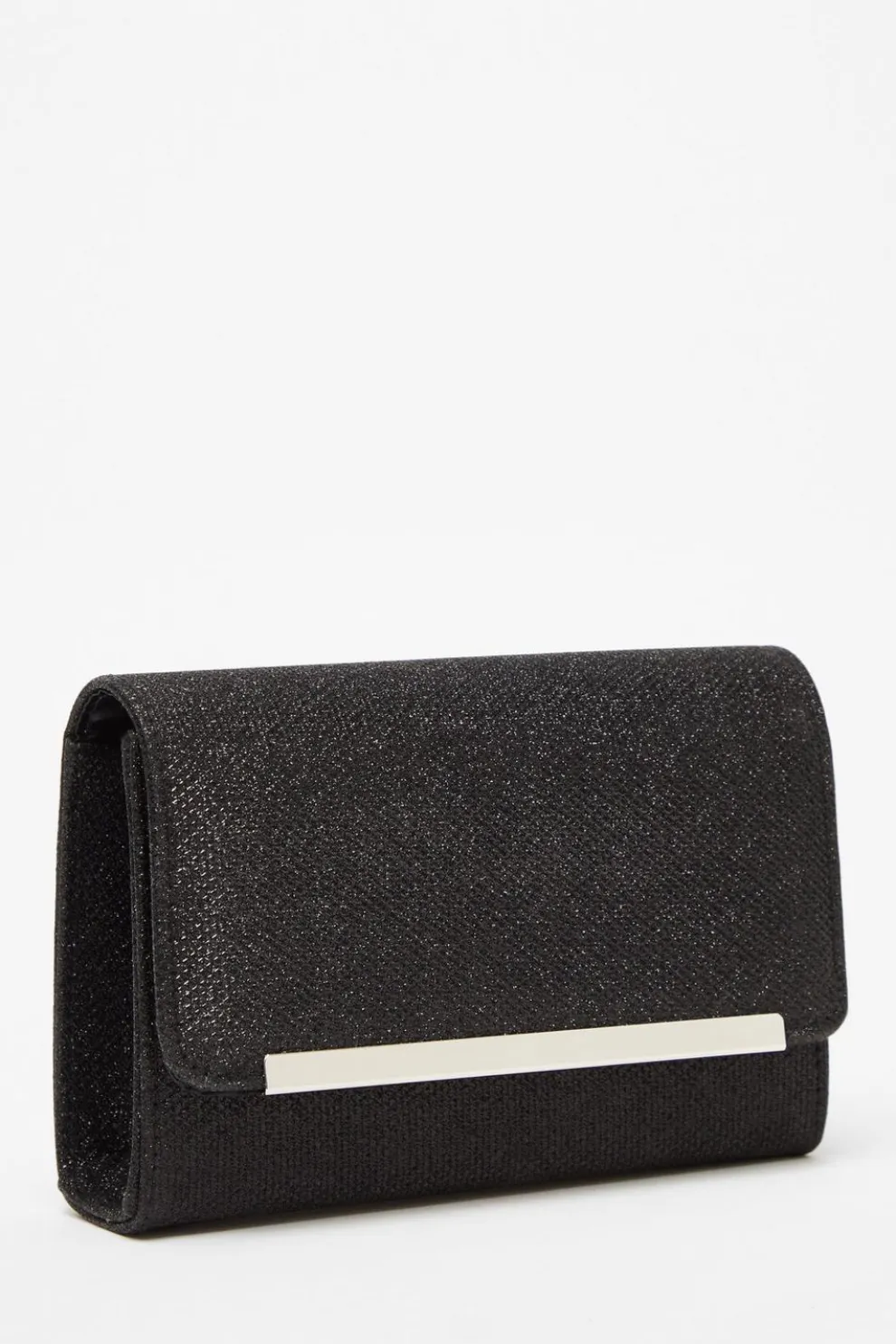 Black Shimmer Cross Body Bag