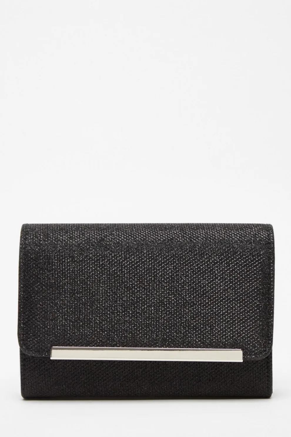 Black Shimmer Cross Body Bag