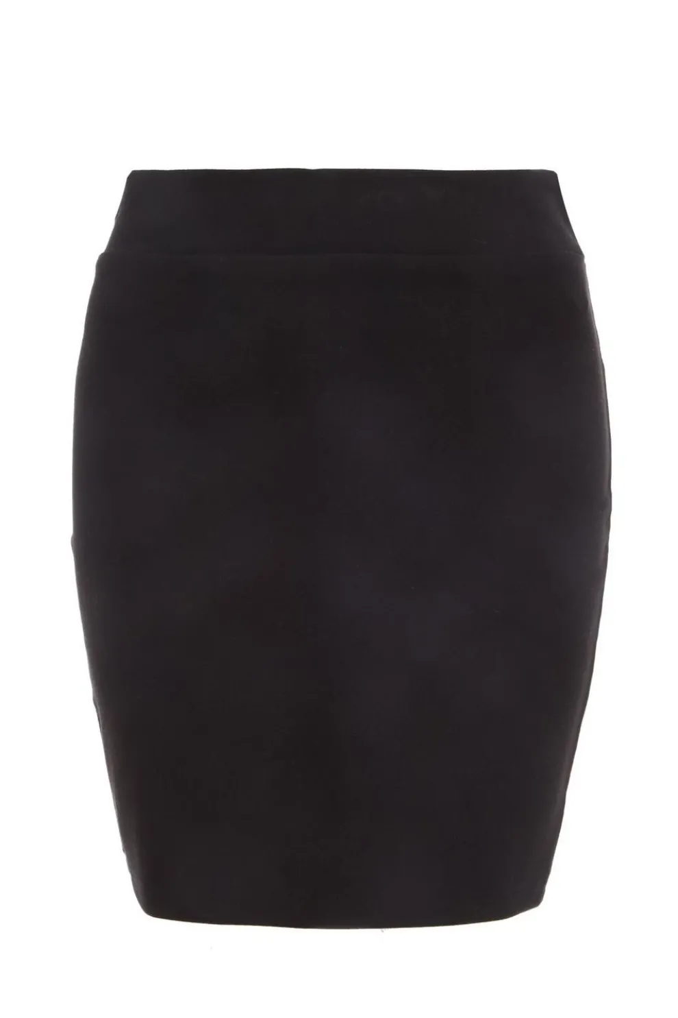 Black Stretch Bodycon Mini Skirt