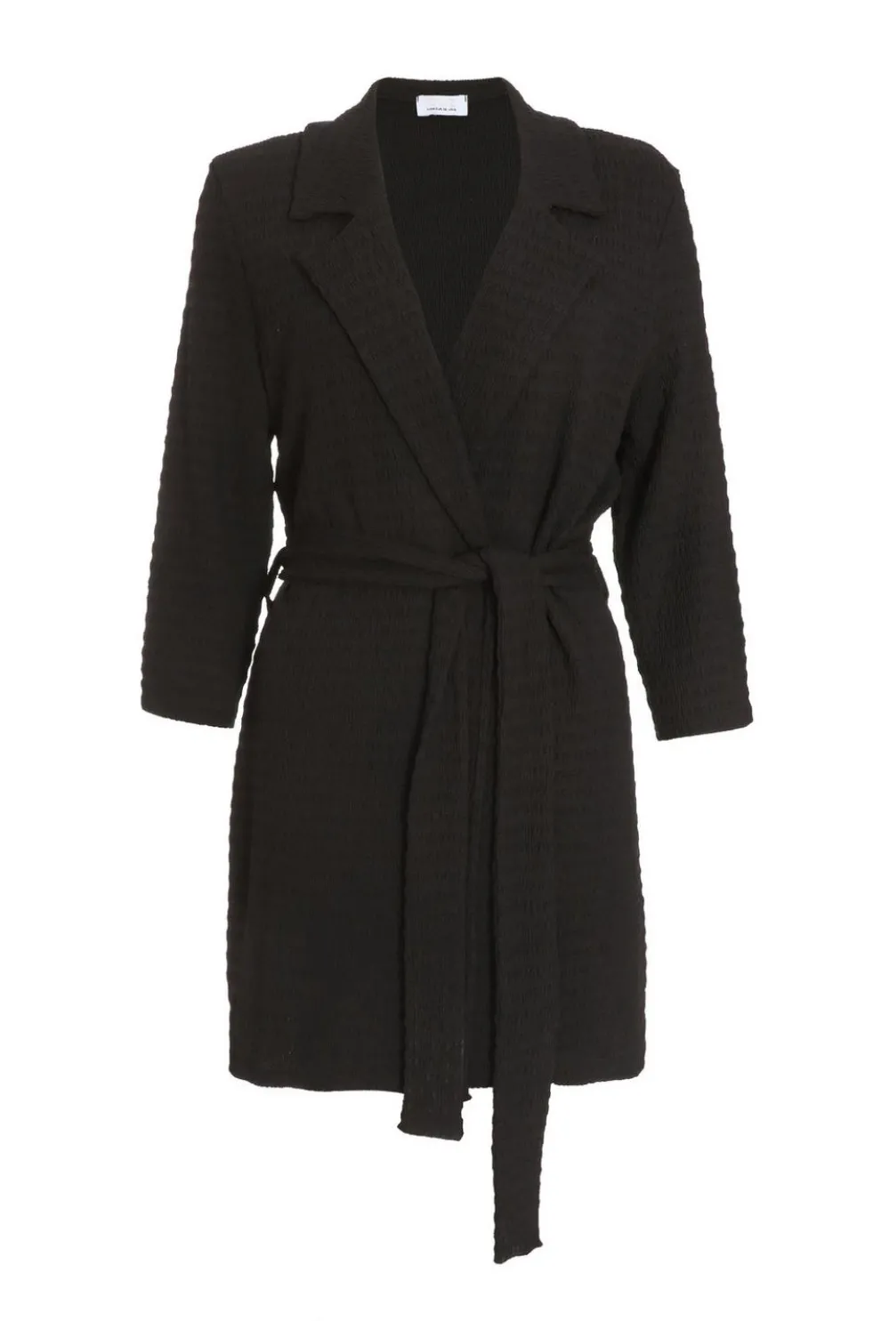 Black Tie Front Blazer