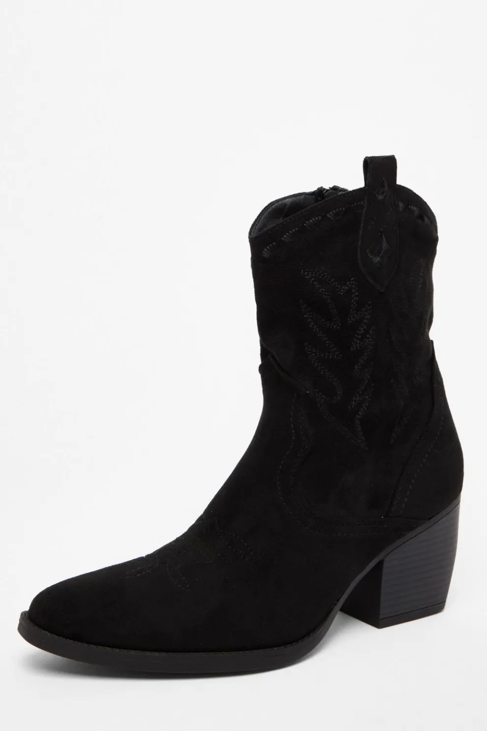 Black Western Ankle Boots