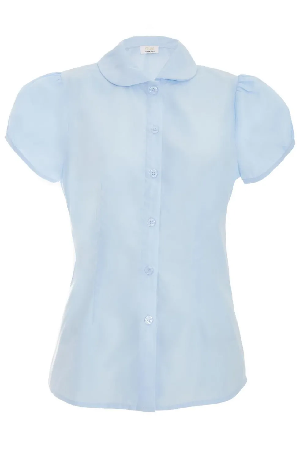 Blue Button Down Short Sleeve Shirt