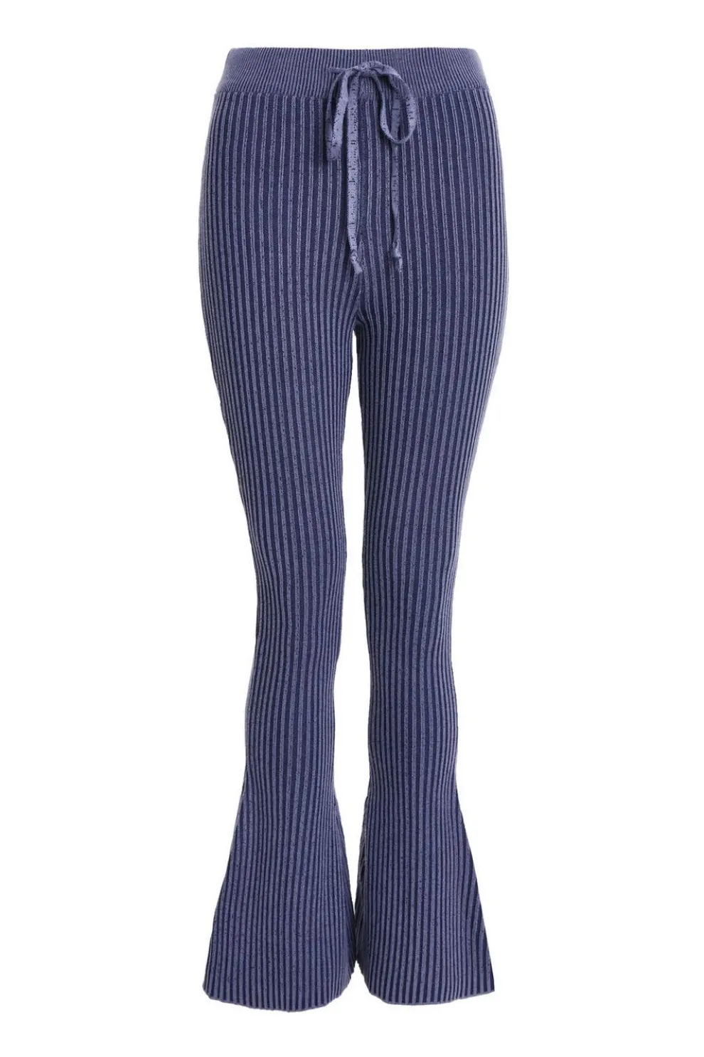 Blue Ribbed Trousers