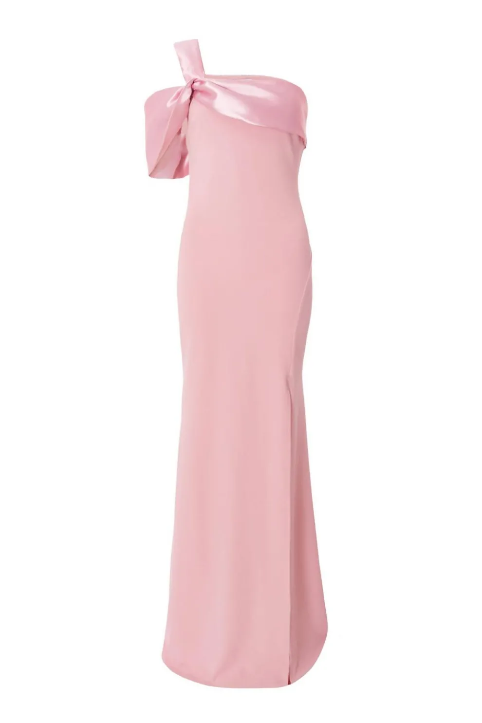 Blush One Shoulder Maxi Dress