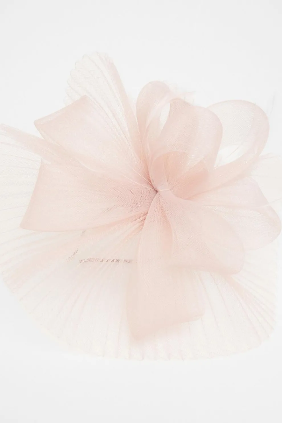 Blush Pleated Headband Fascinator
