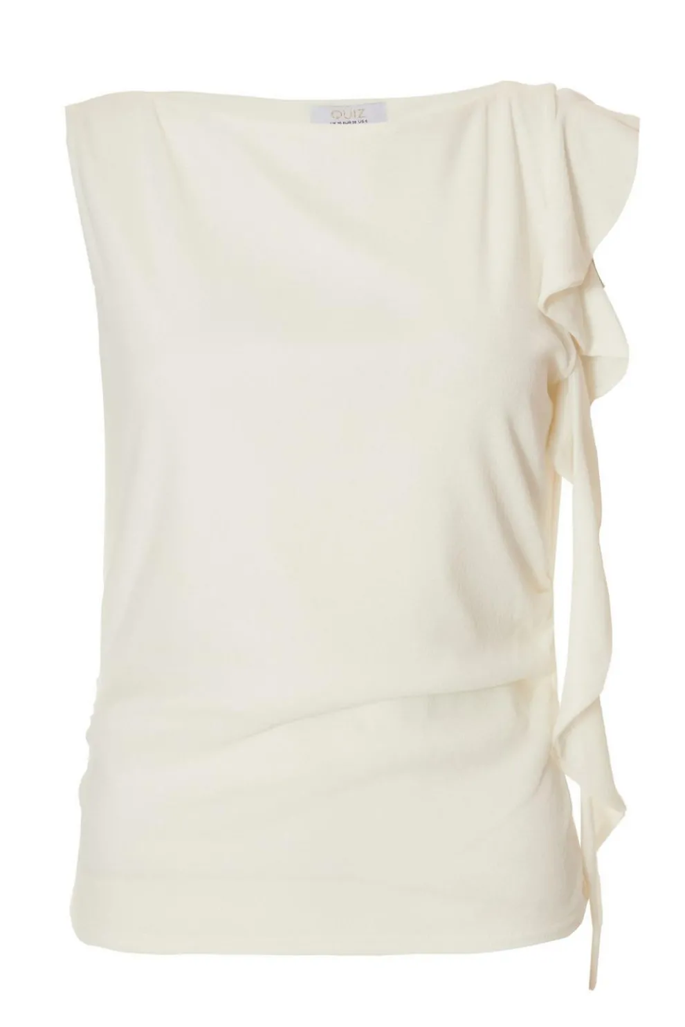 Cream Frill Detail Top