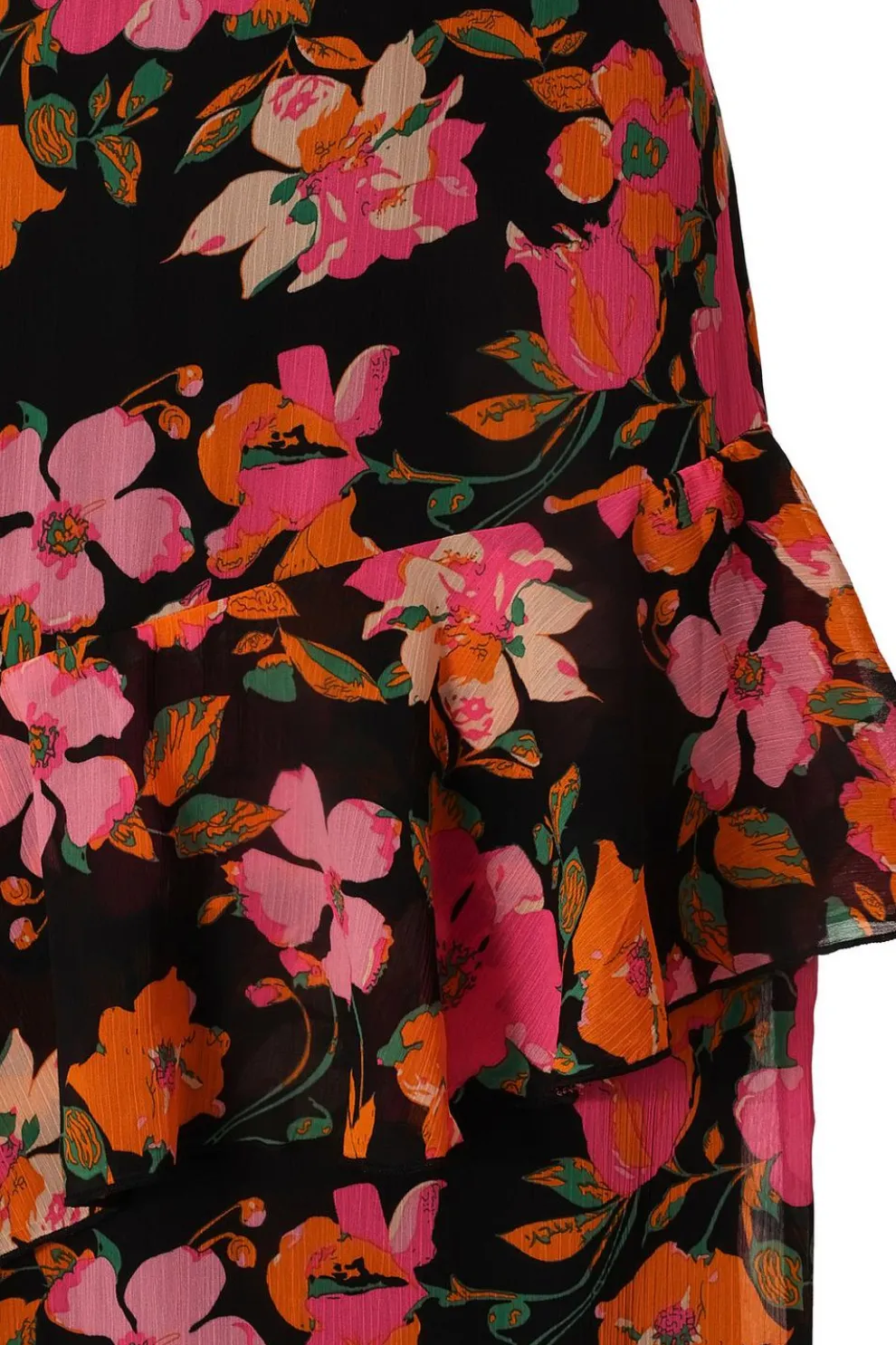 Curve Black Floral Midaxi Dress