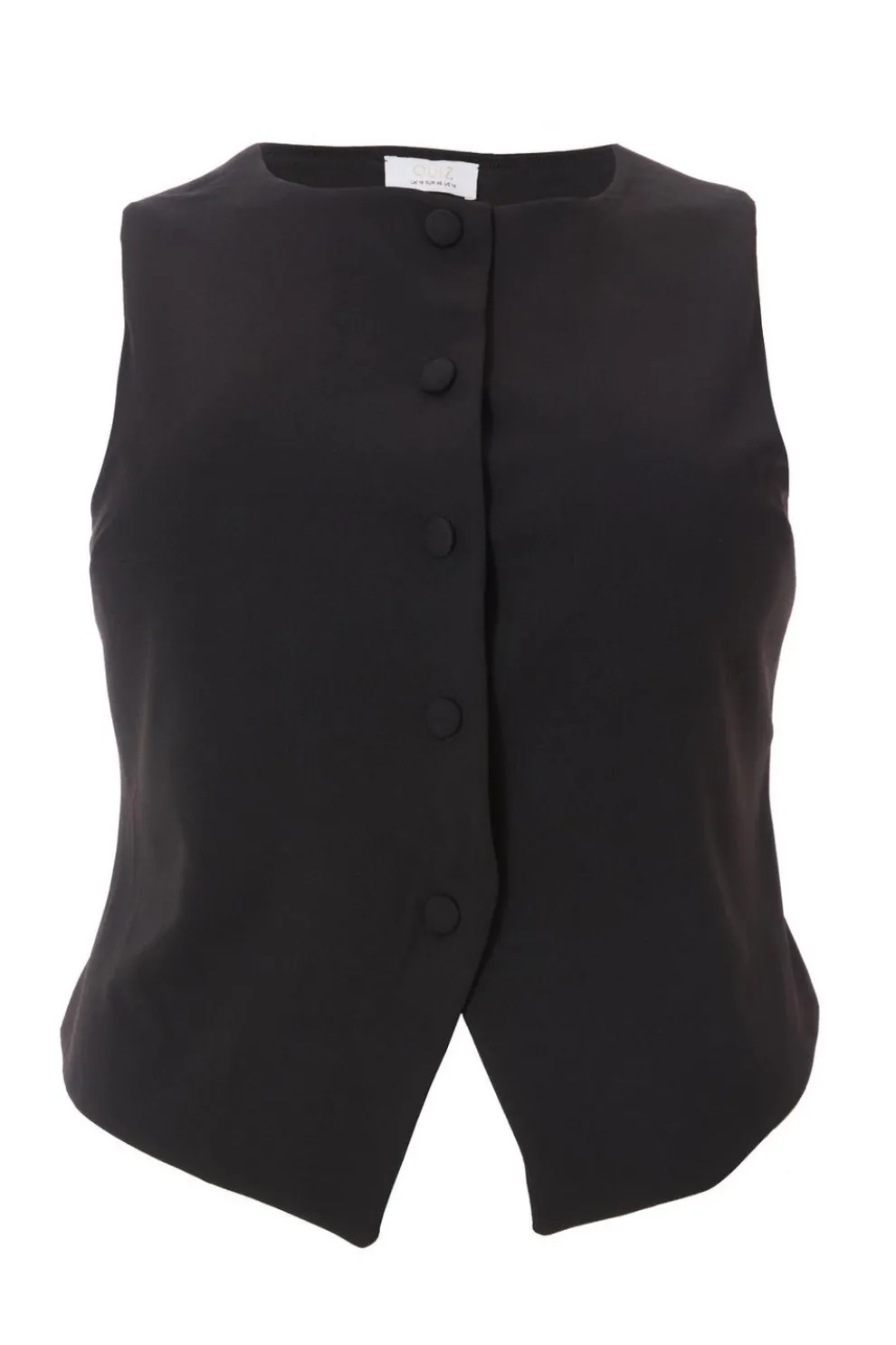 Curve Black Waistcoat