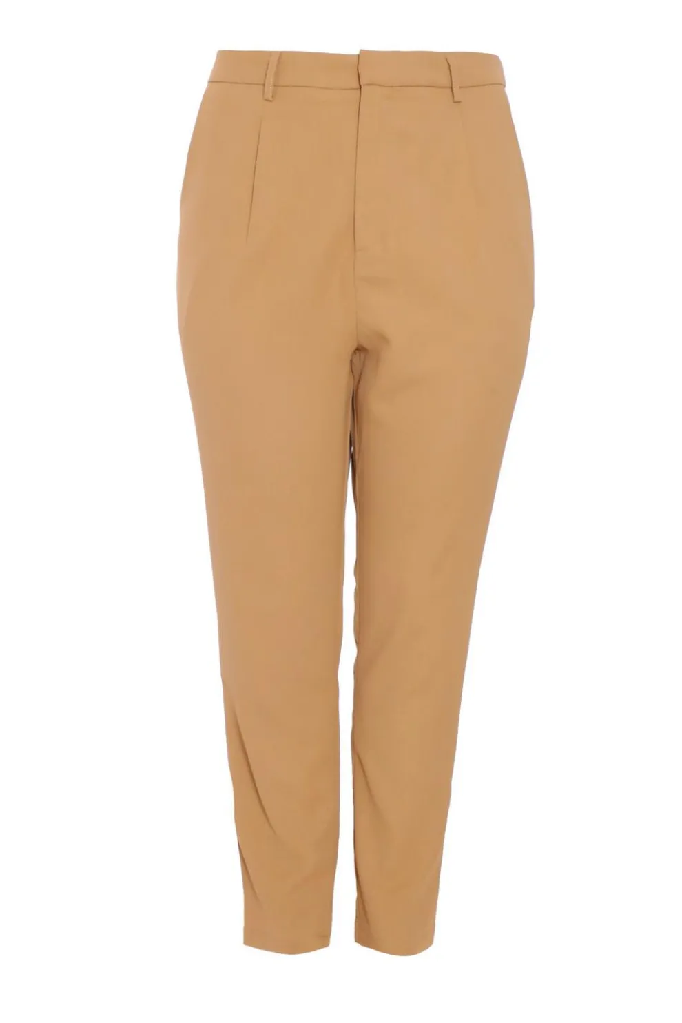 Curve Camel Tailored Trousers