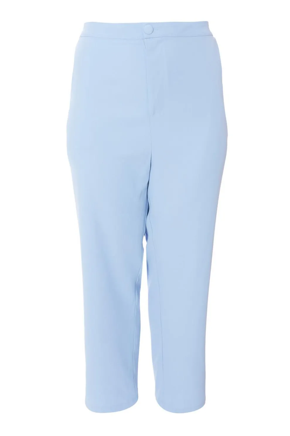 Curve Light Blue Tailored Trousers