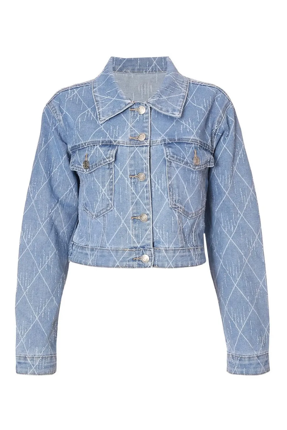 Denim Textured Jacket