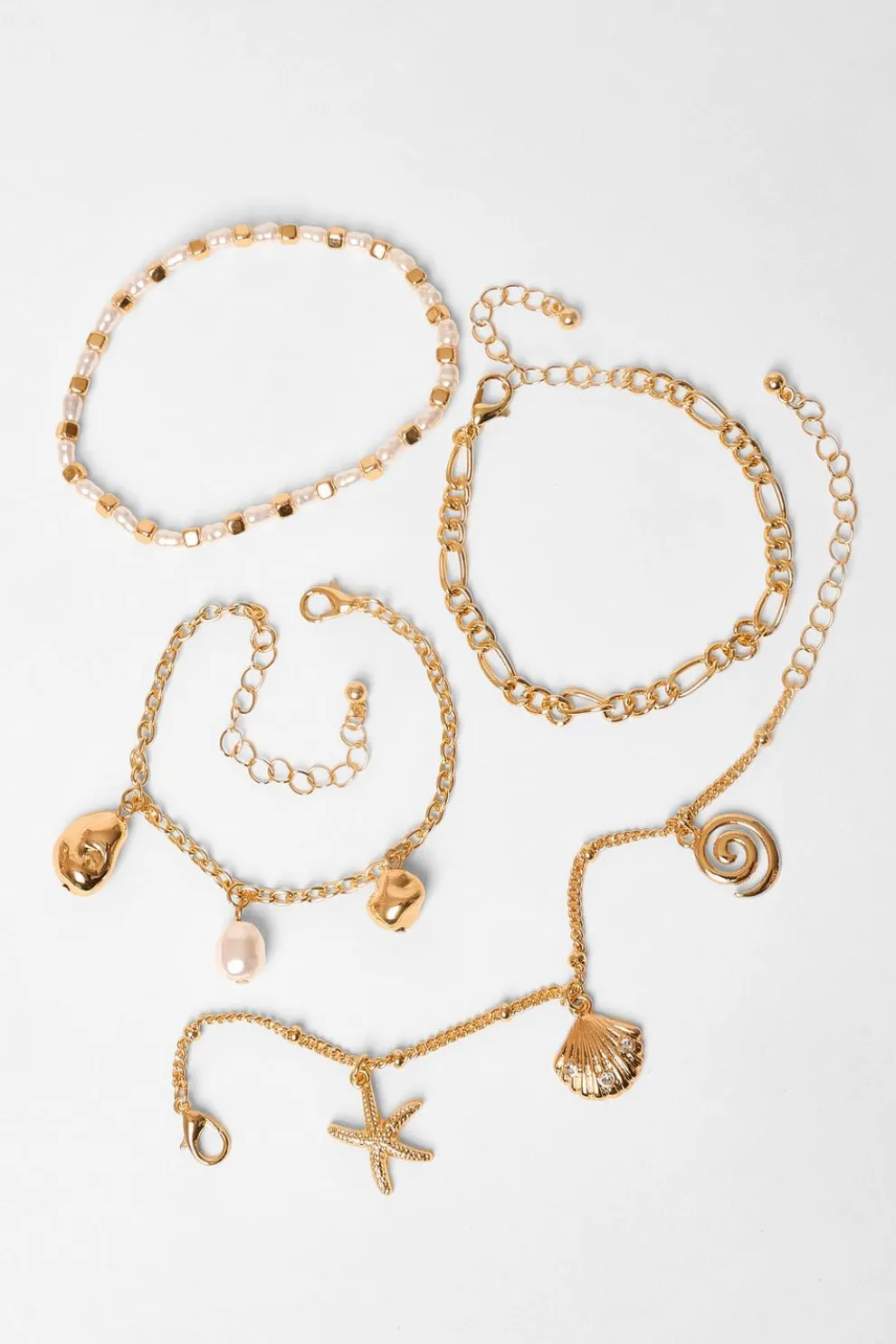 Gold Charm Bracelet