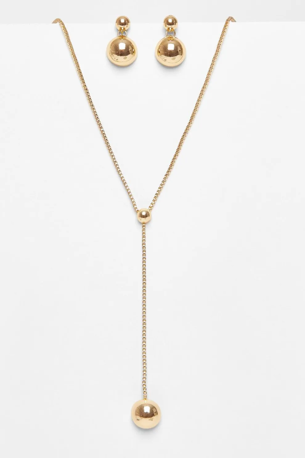 Gold Sphere Jewellery Set