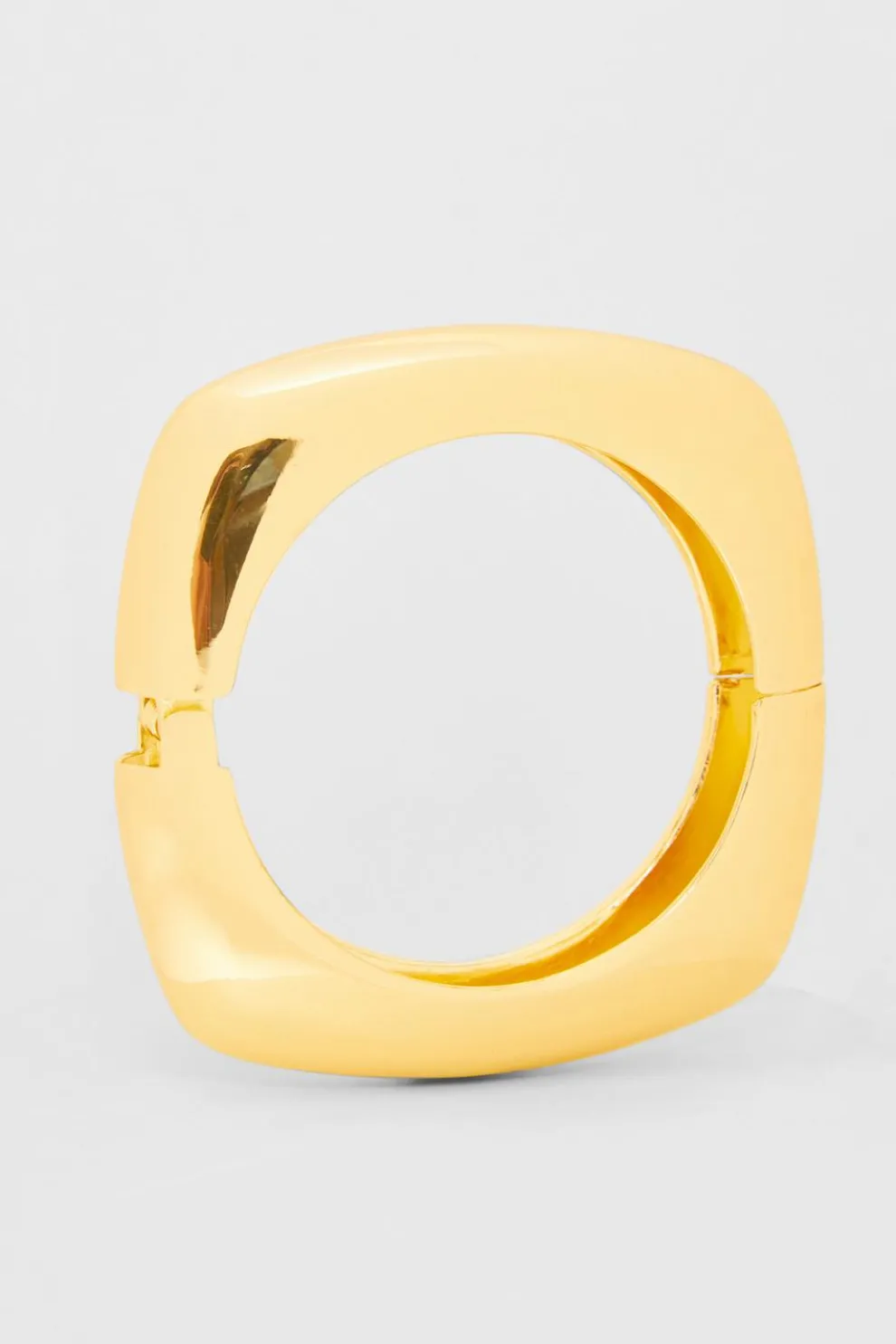 Gold Square Cuff Bracelet