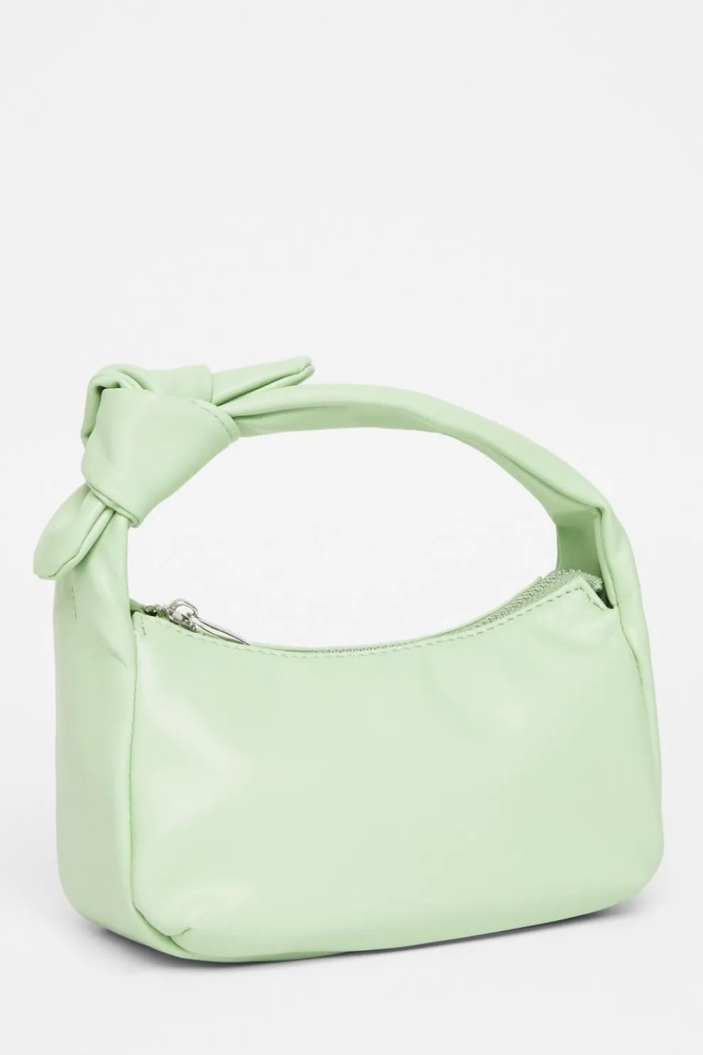 Green Knot Mini Top Handle Bag