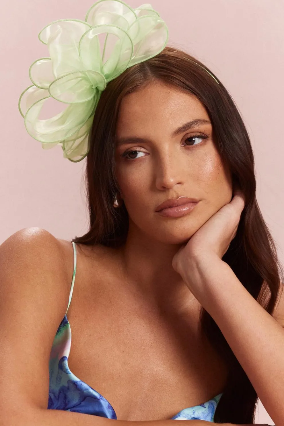 Green Loop Headband Fascinator