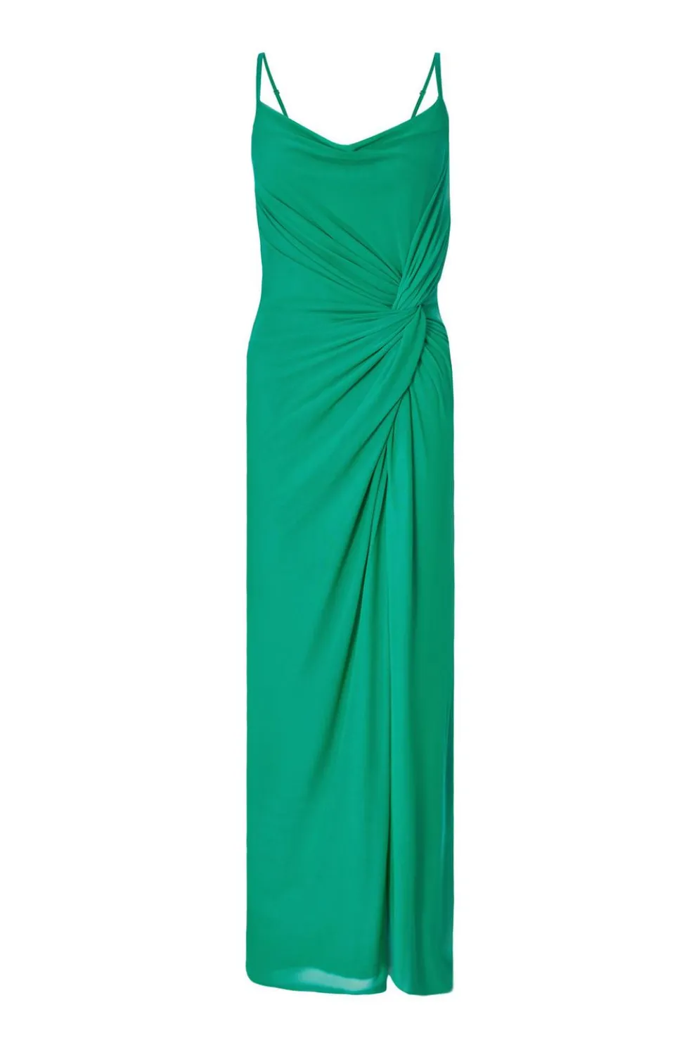 Jade Knot Front Midaxi Dress