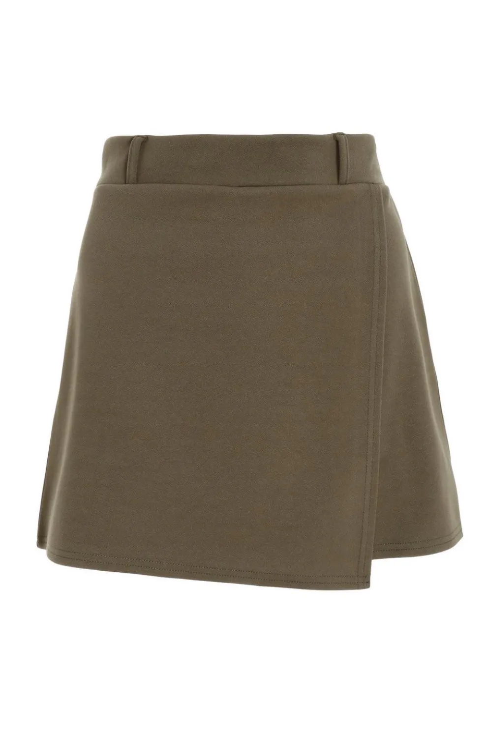 Khaki Wrap Skort