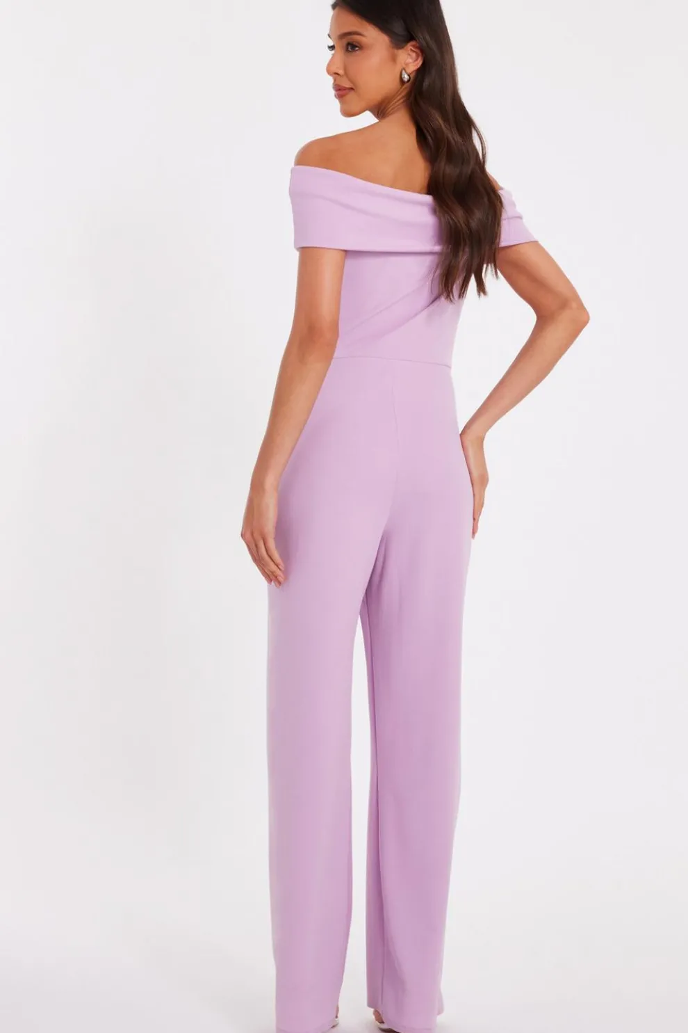 Lilac Floral Corsage Jumpsuit
