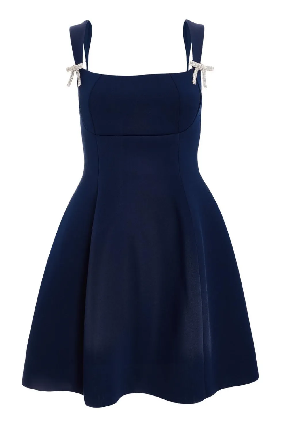 Navy A-Line Mini Dress