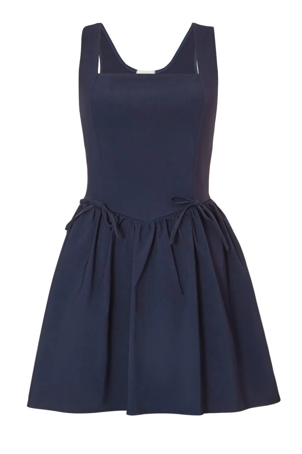 Navy Layered Mini Dress