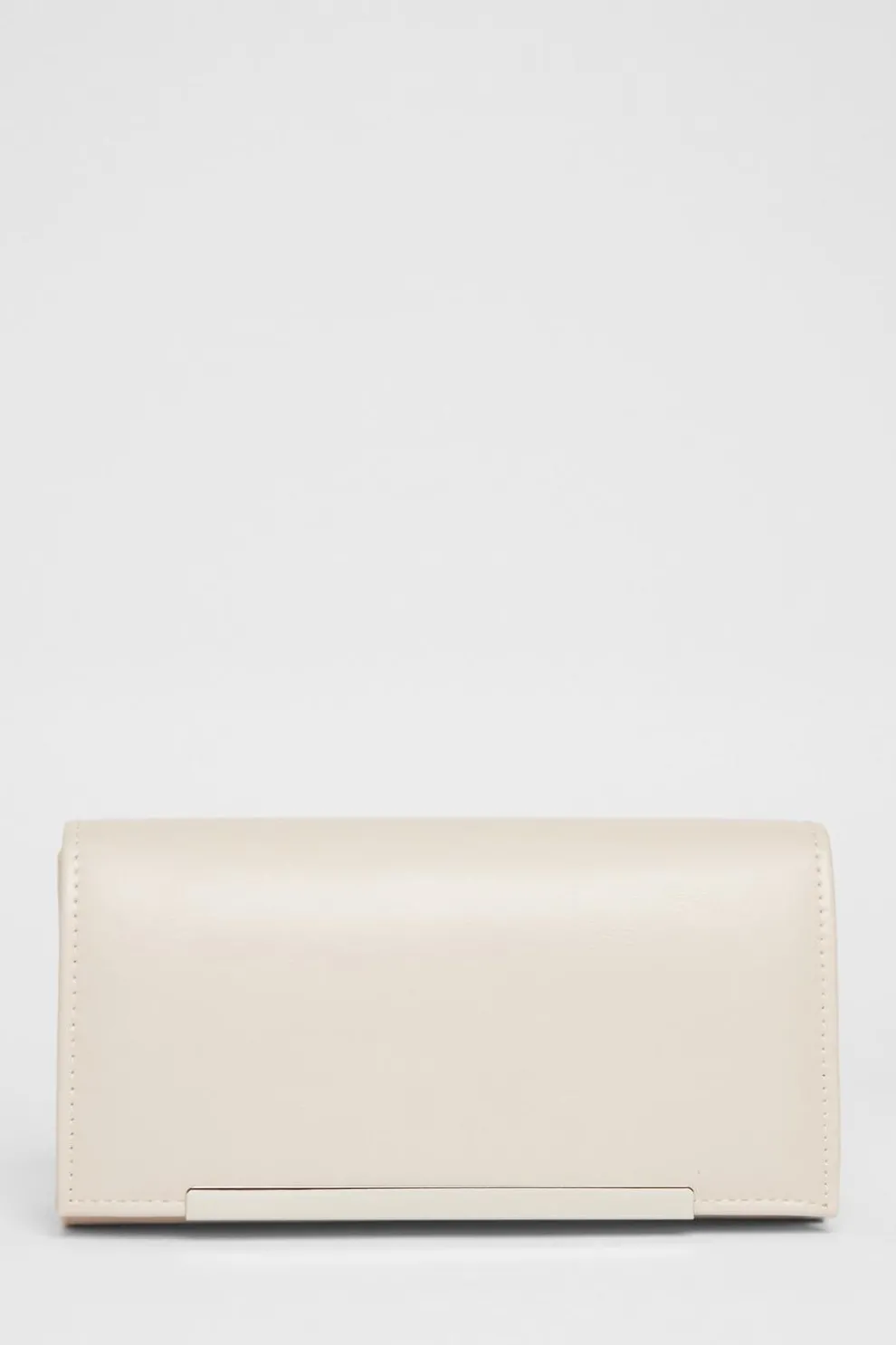 Nude Long Clutch Bag