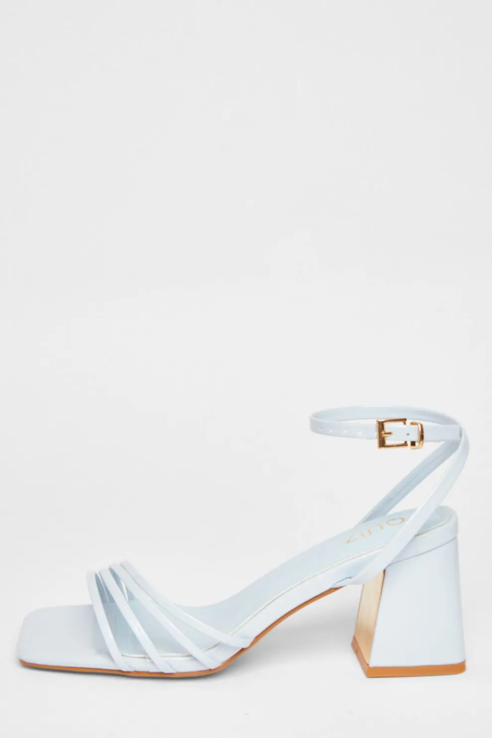 Pale Blue Strappy Heels