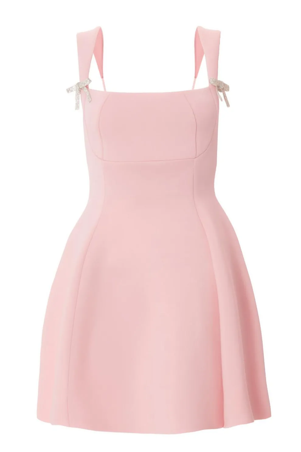 Petite Baby Pink A-Line Mini Dress
