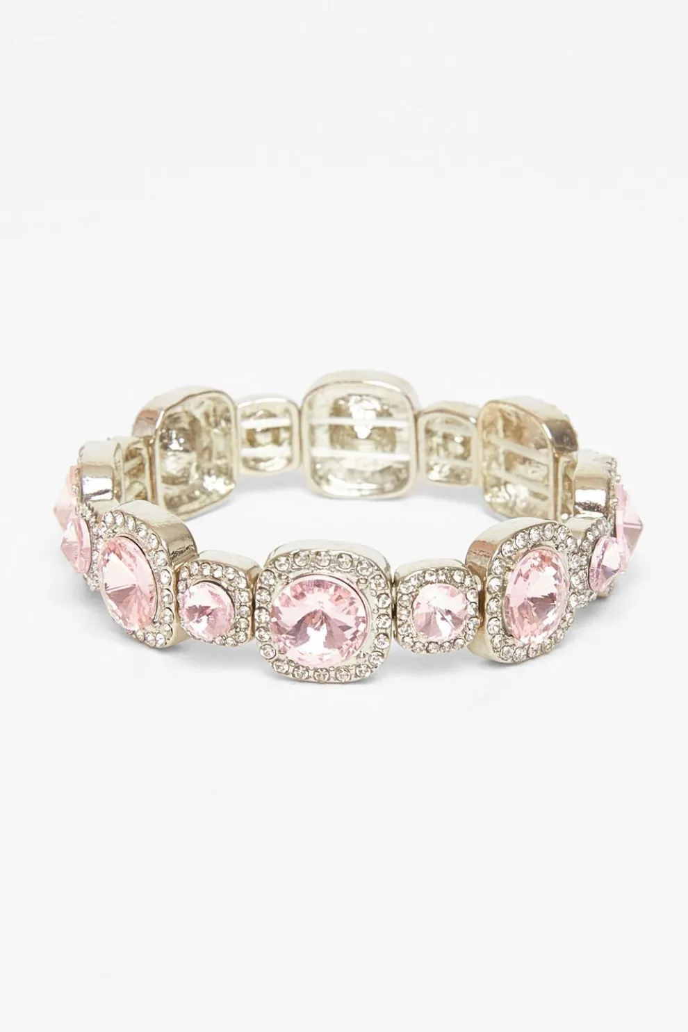 Pink Jewel Stretch Bracelet
