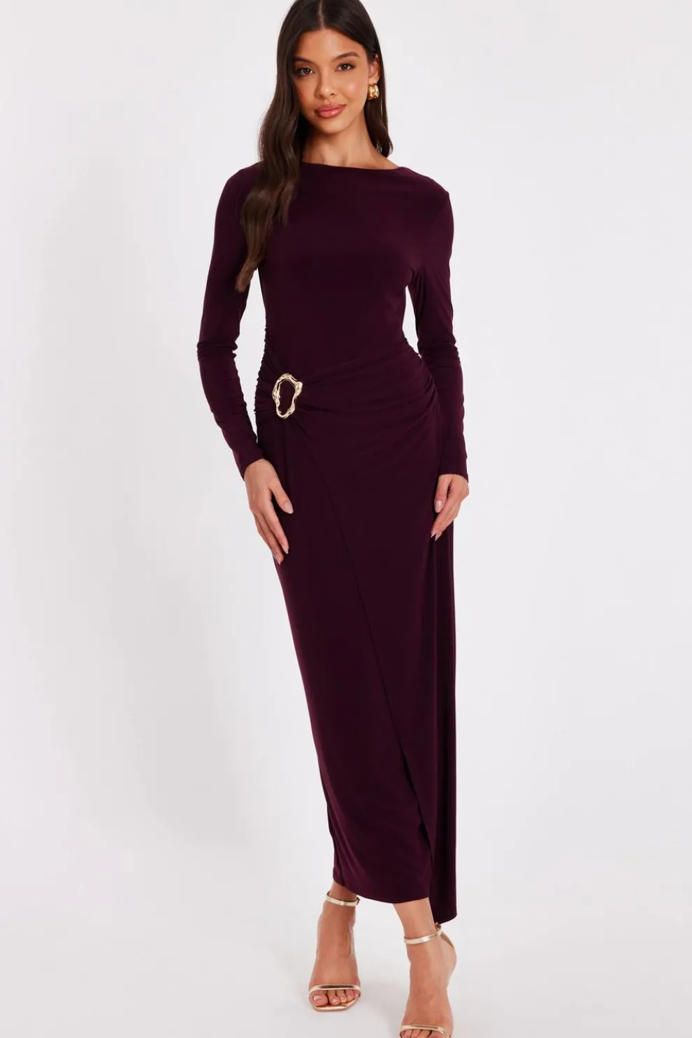 Plum Buckle Midaxi Dress