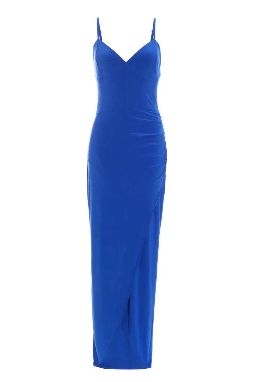 Royal Blue Wrap Maxi Dress