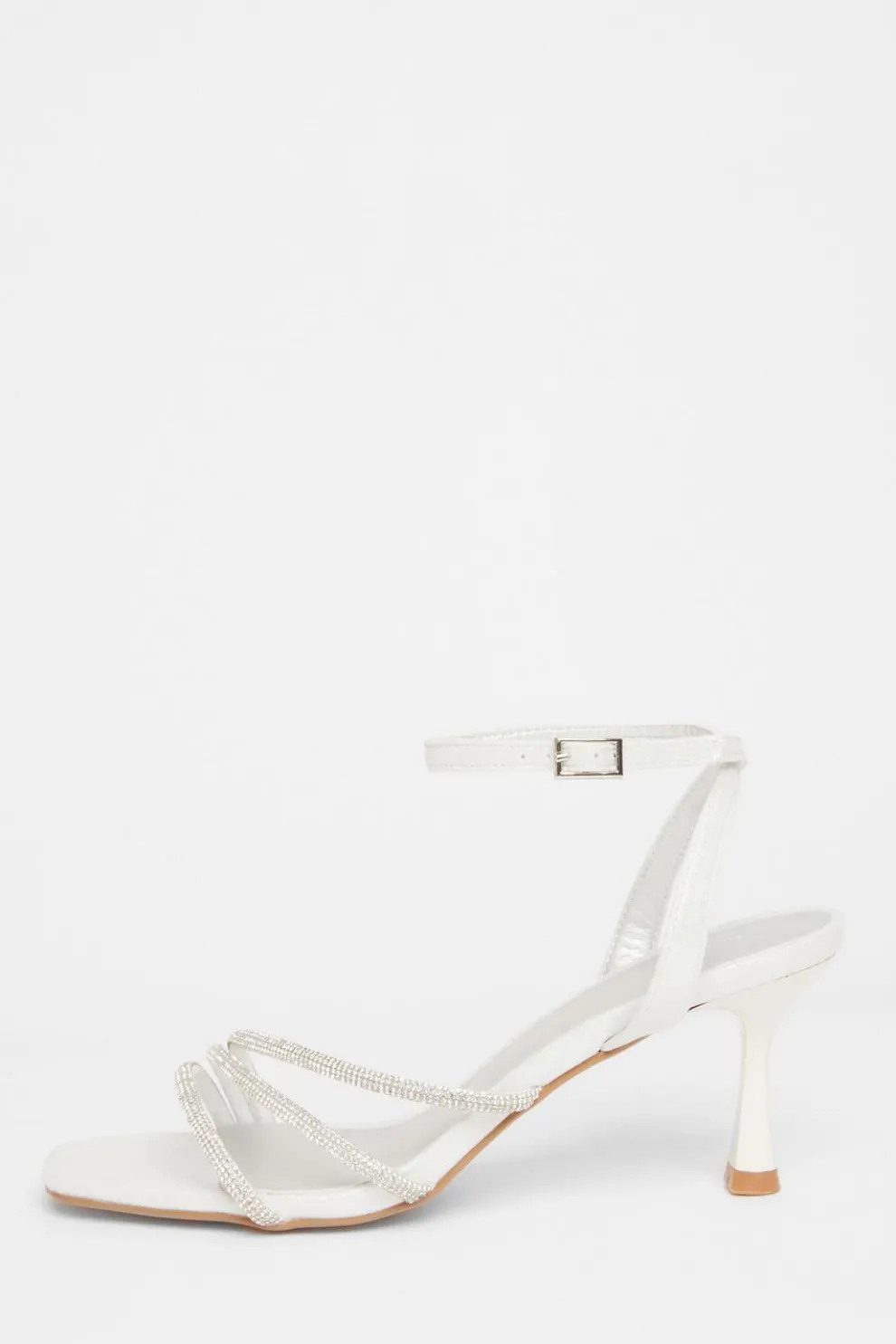 Silver Embellished Heels