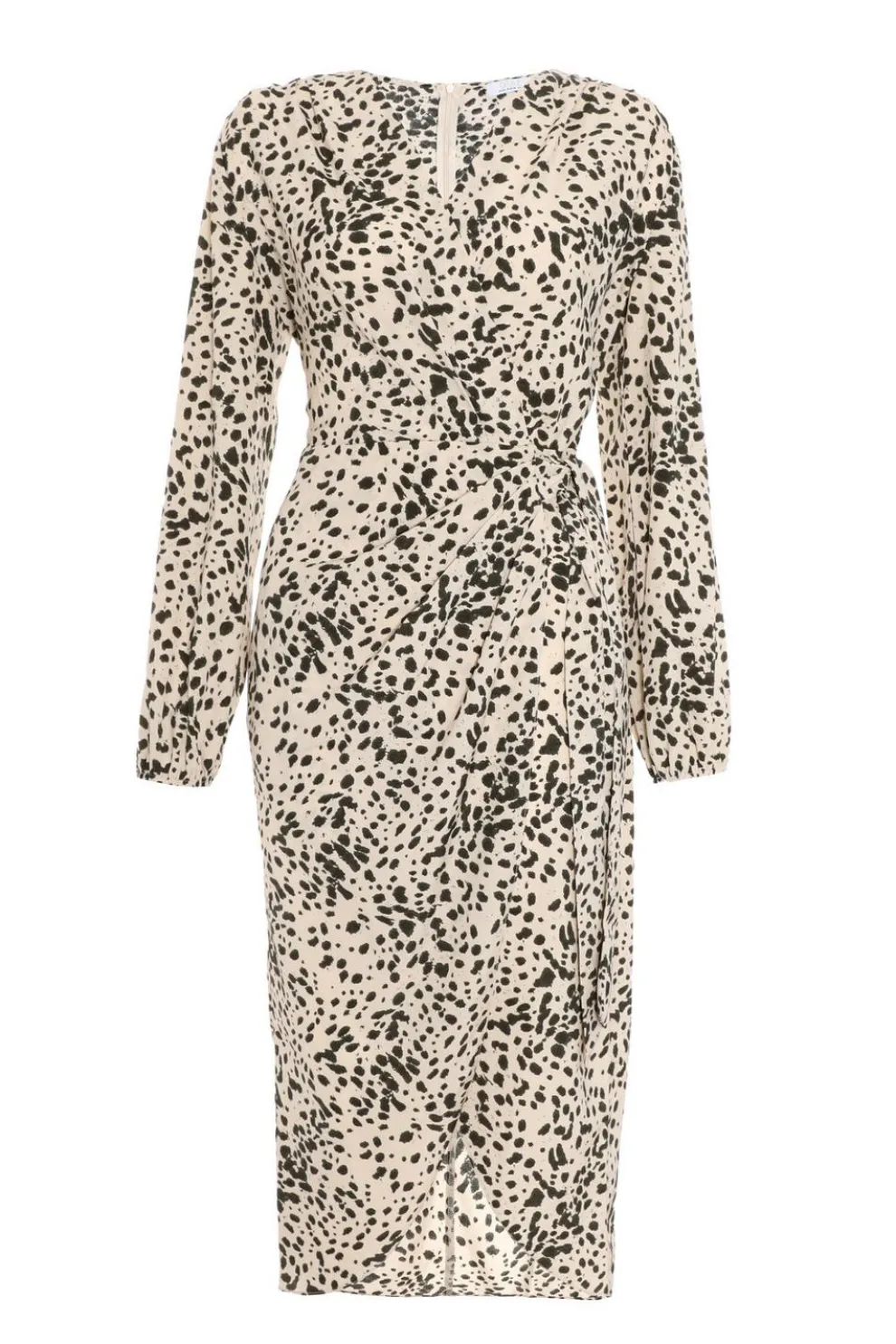 Stone Animal Print Midi dress