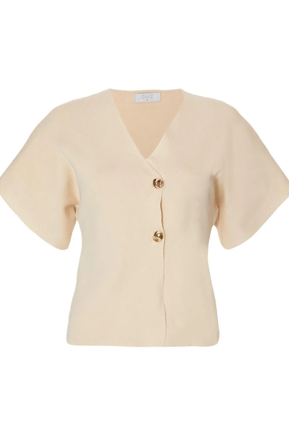 Stone Short Sleeve Knit Cardigan