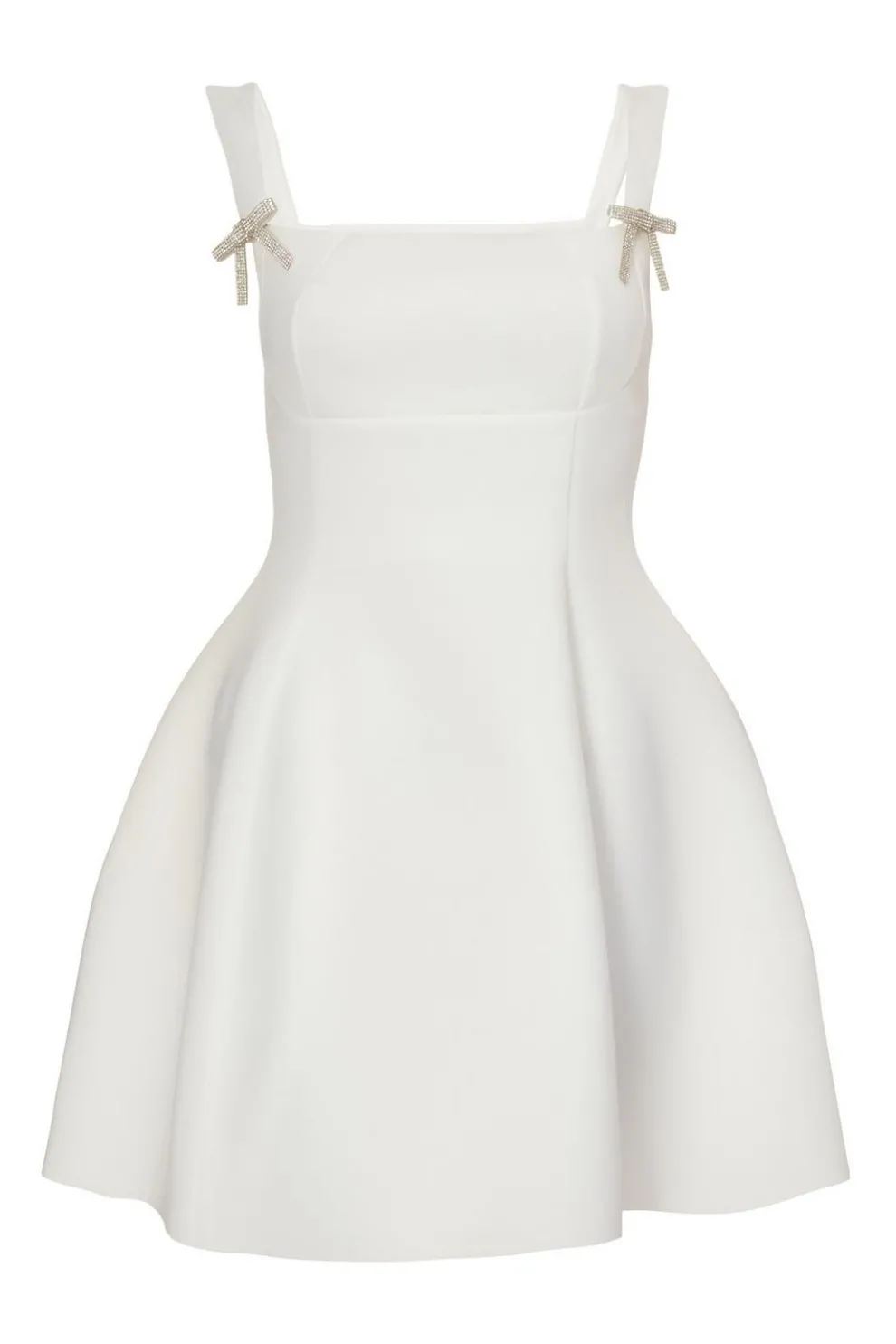 White A-Line Mini Dress