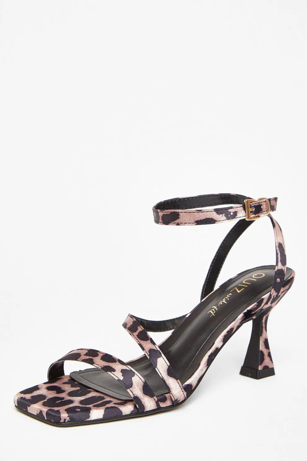 Wide Fit Leopard Print Sandal